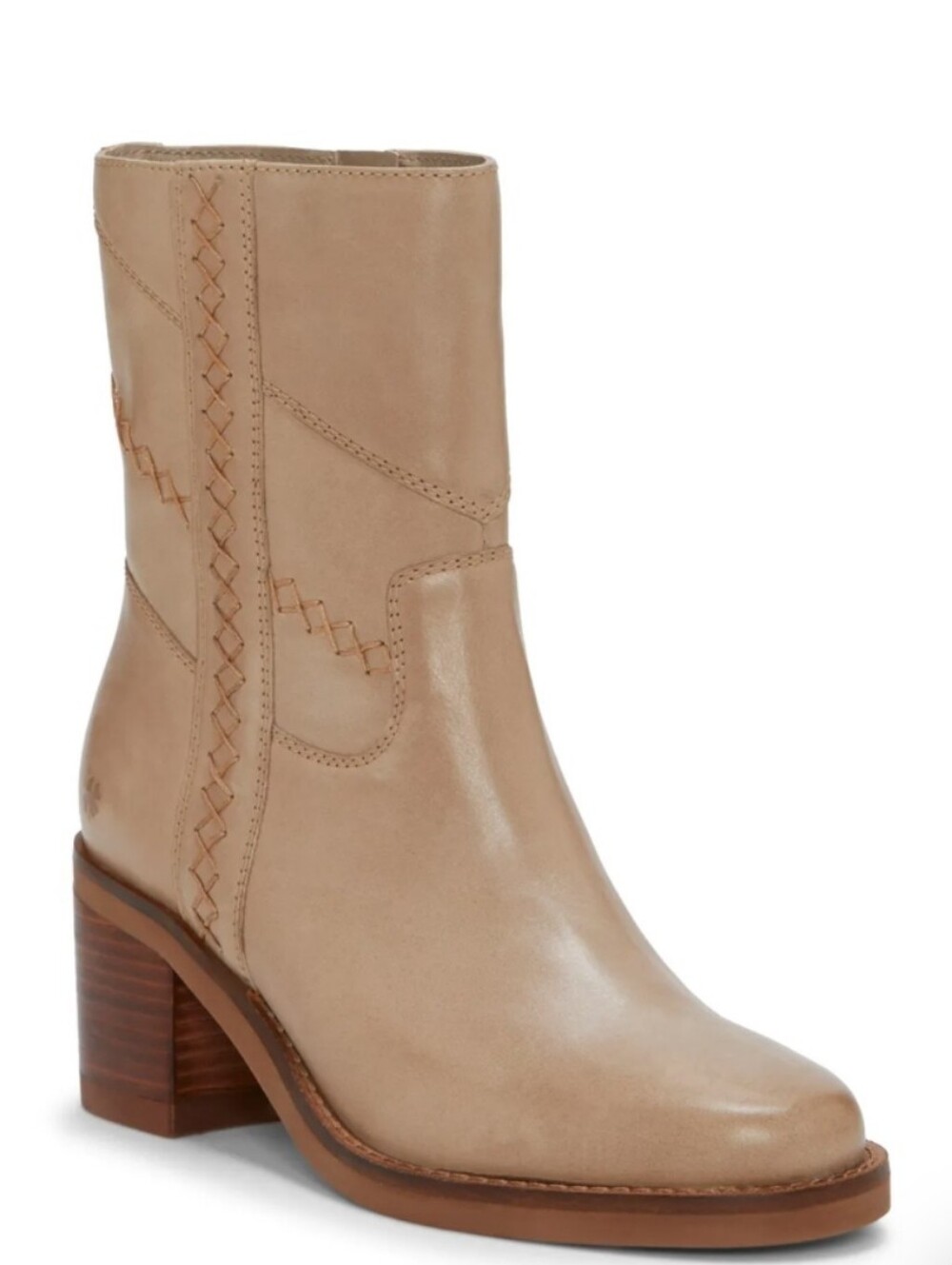 Lucky Brand Women's Milev Leather Ankle Bootie   EUC  SZ 6